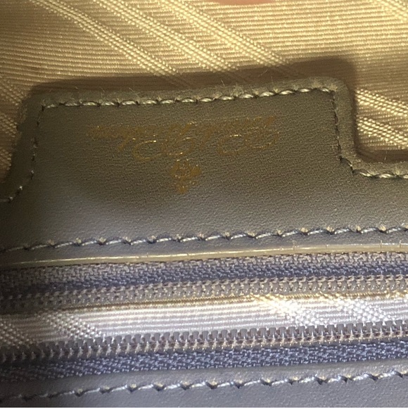 🩶BROOKS BROTHERS 🩶 EUC 🩶Grey Leather Quilted Handbag 🩶Beautiful Quality🩶 - Picture 5 of 6